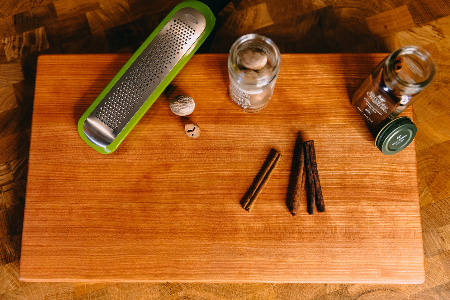 Edge Grain Sapele Cutting Board