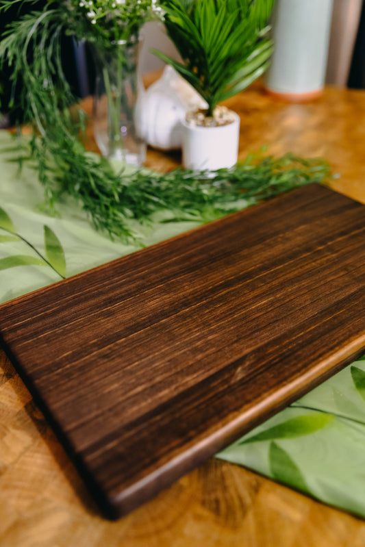 Edge Grain Black Walnut Serving Board