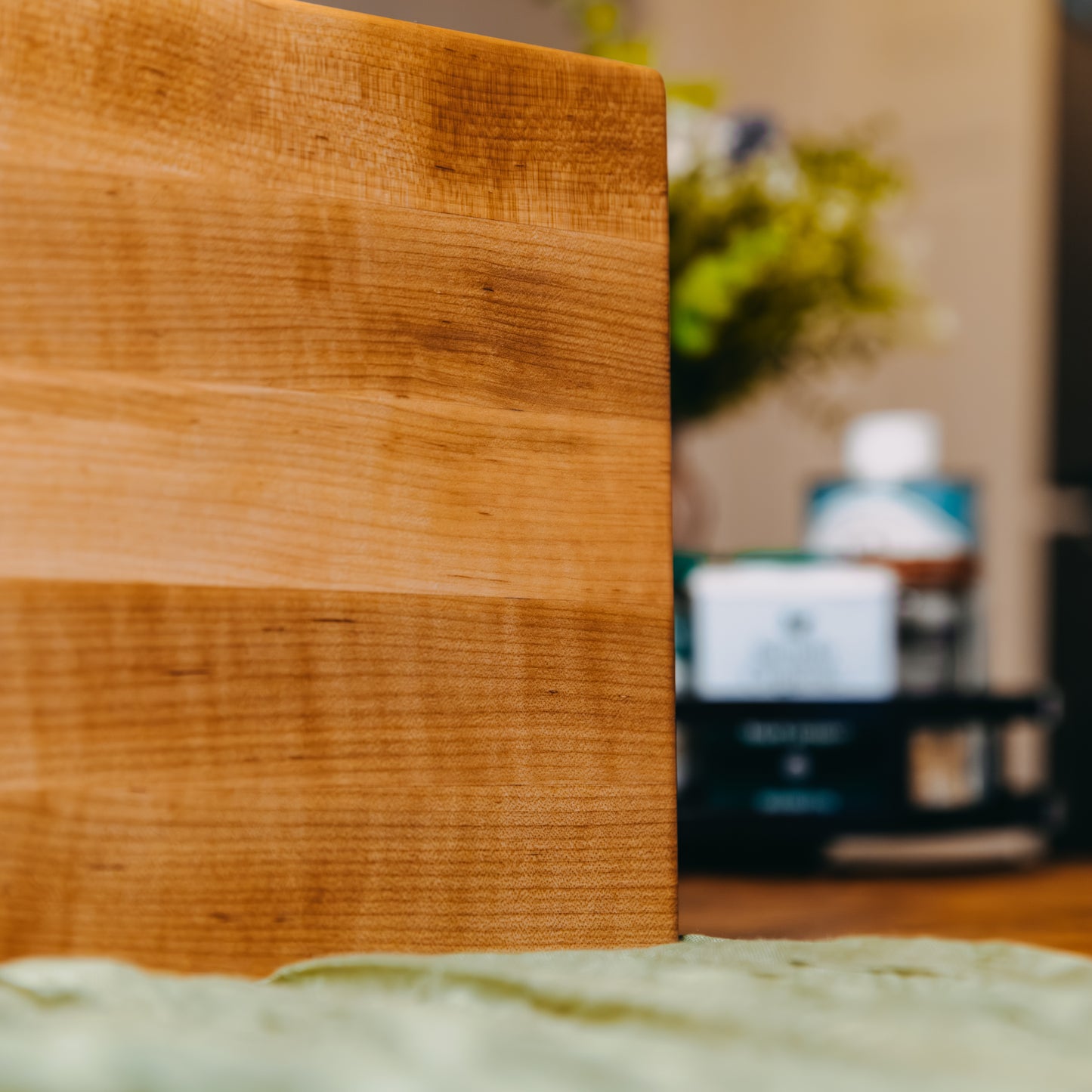 Edge Grain Hard Maple Serving Board (One-Off 004) - "Curly"