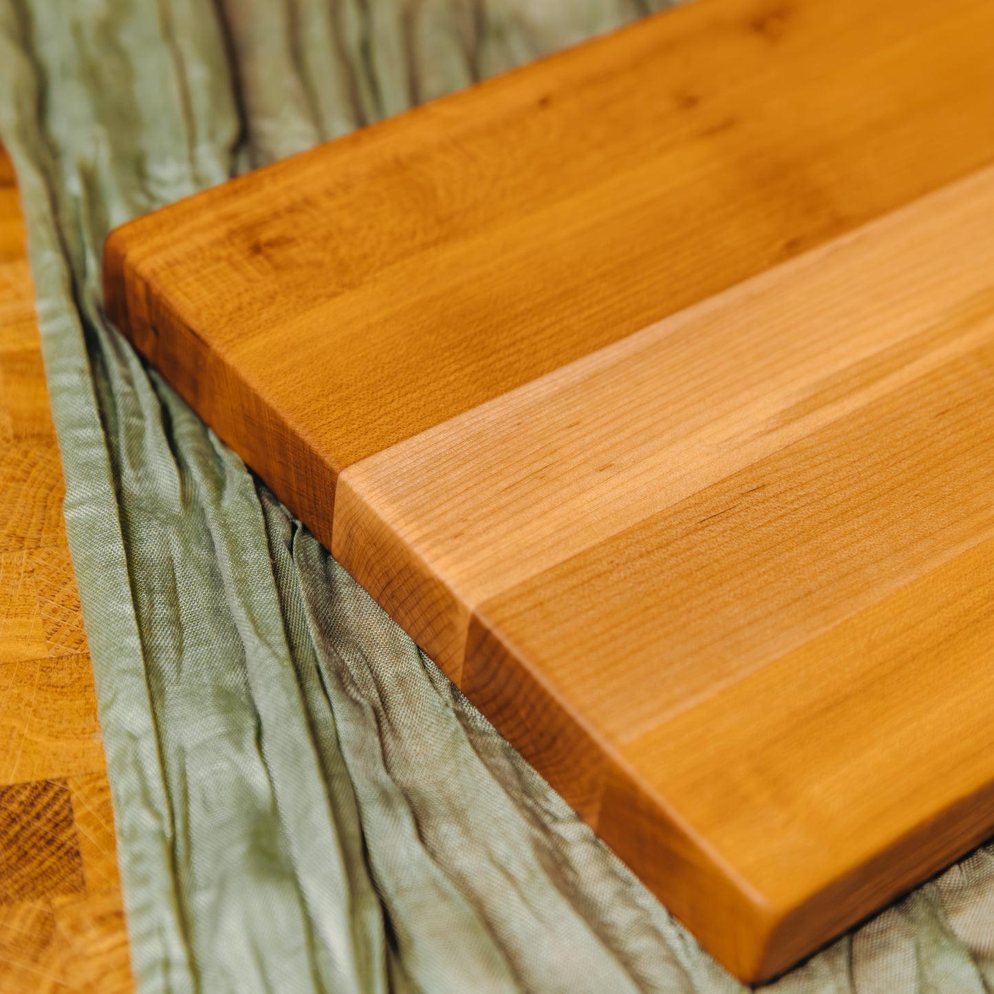 Edge Grain Hard Maple Serving Board (One-Off 005) - "Curly"