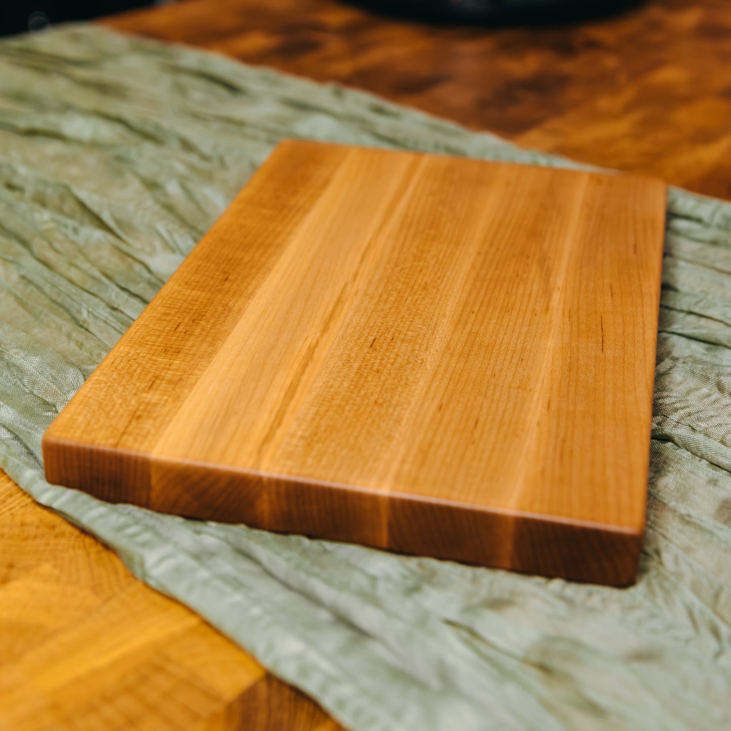 Edge Grain Hard Maple Serving Board (One-Off 007) - "Curly"