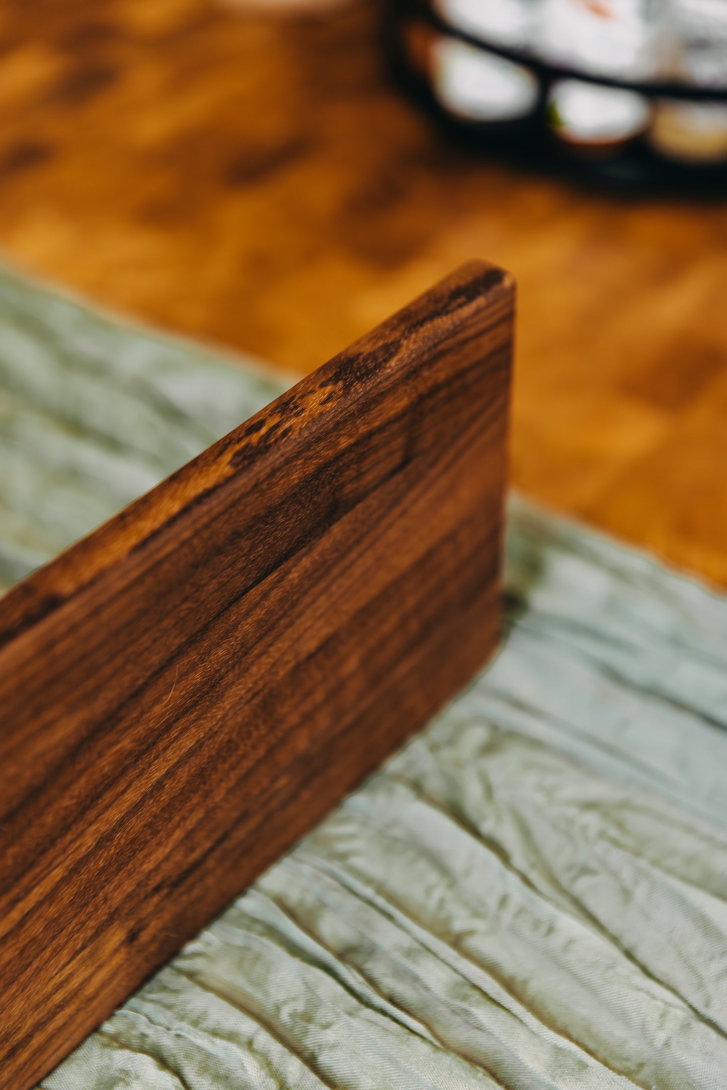 Edge Grain Black Walnut Spice Board - A Forest Goblin Original