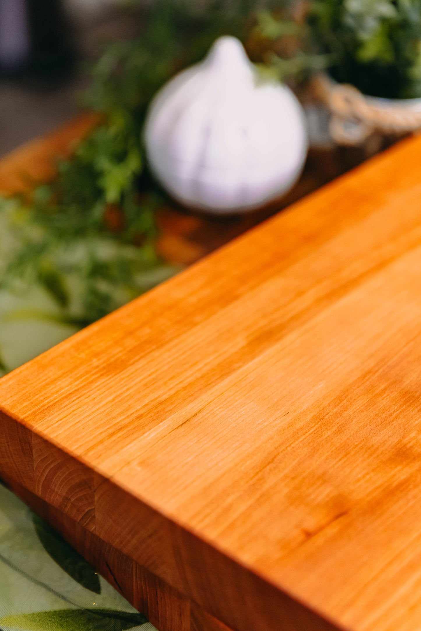 Edge Grain Cherry Cutting Board