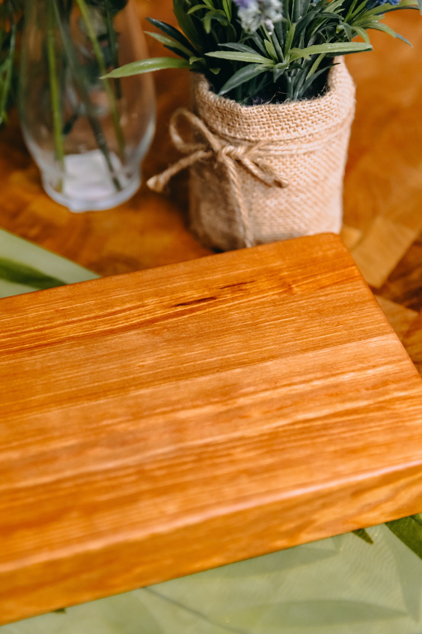 Edge Grain Cherry Serving Board