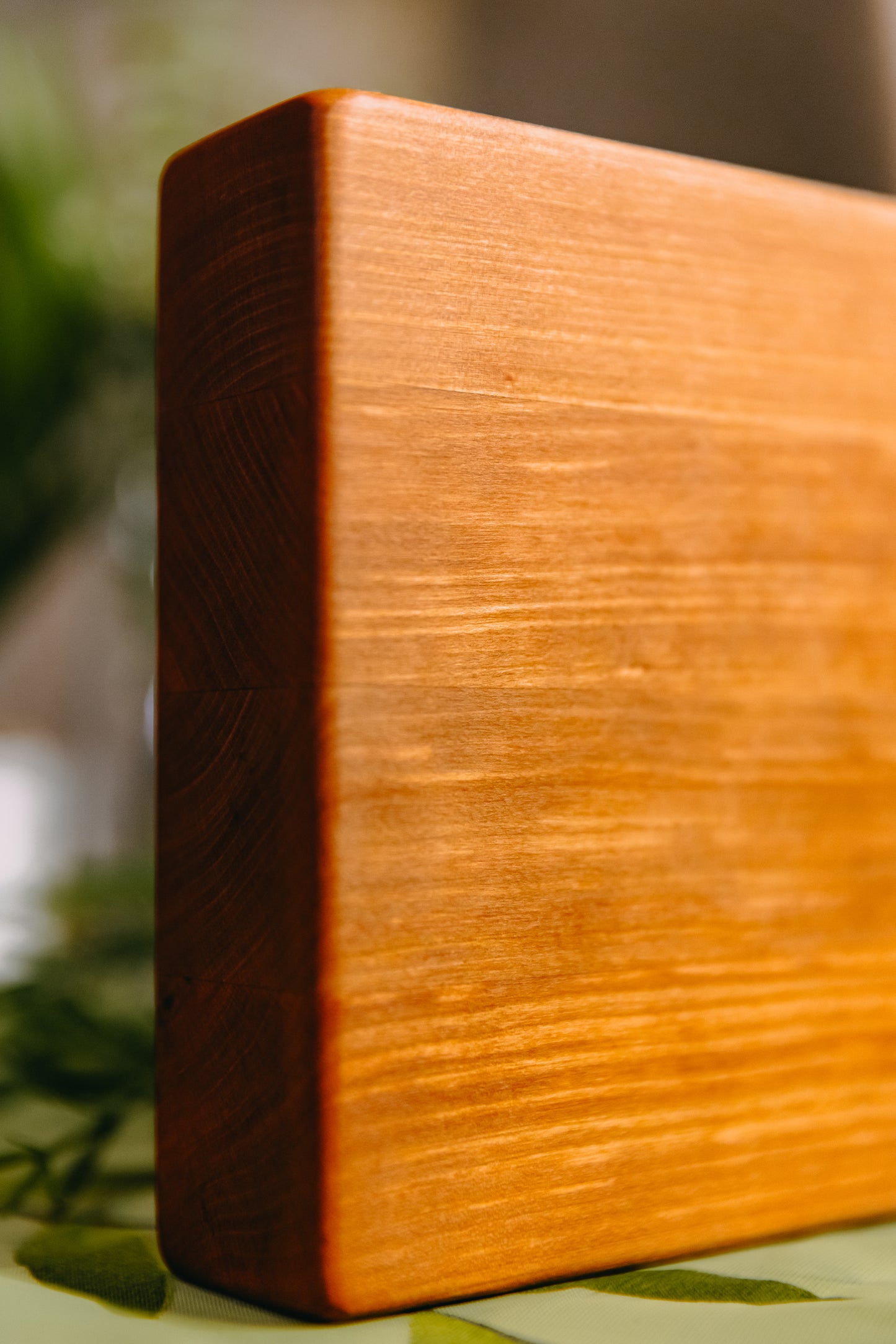 Edge Grain Cherry Serving Board