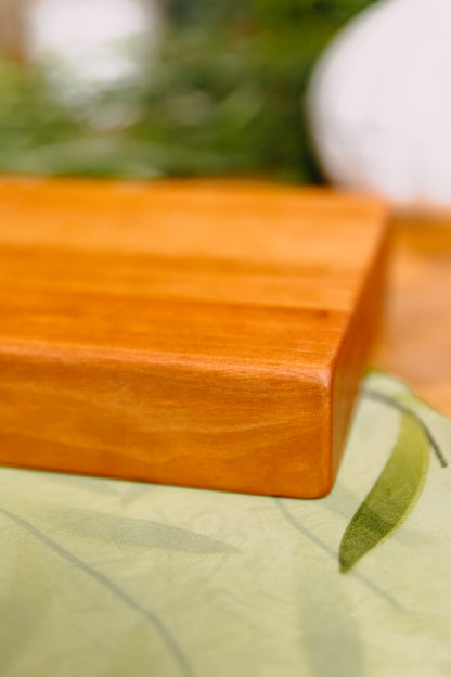 Edge Grain Cherry Serving Board