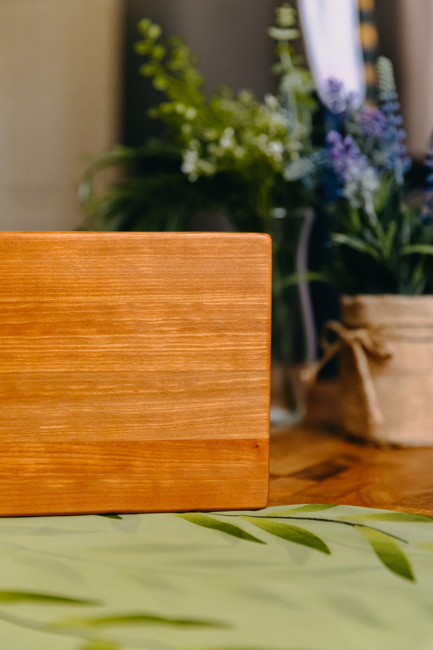 Edge Grain Cherry Serving Board