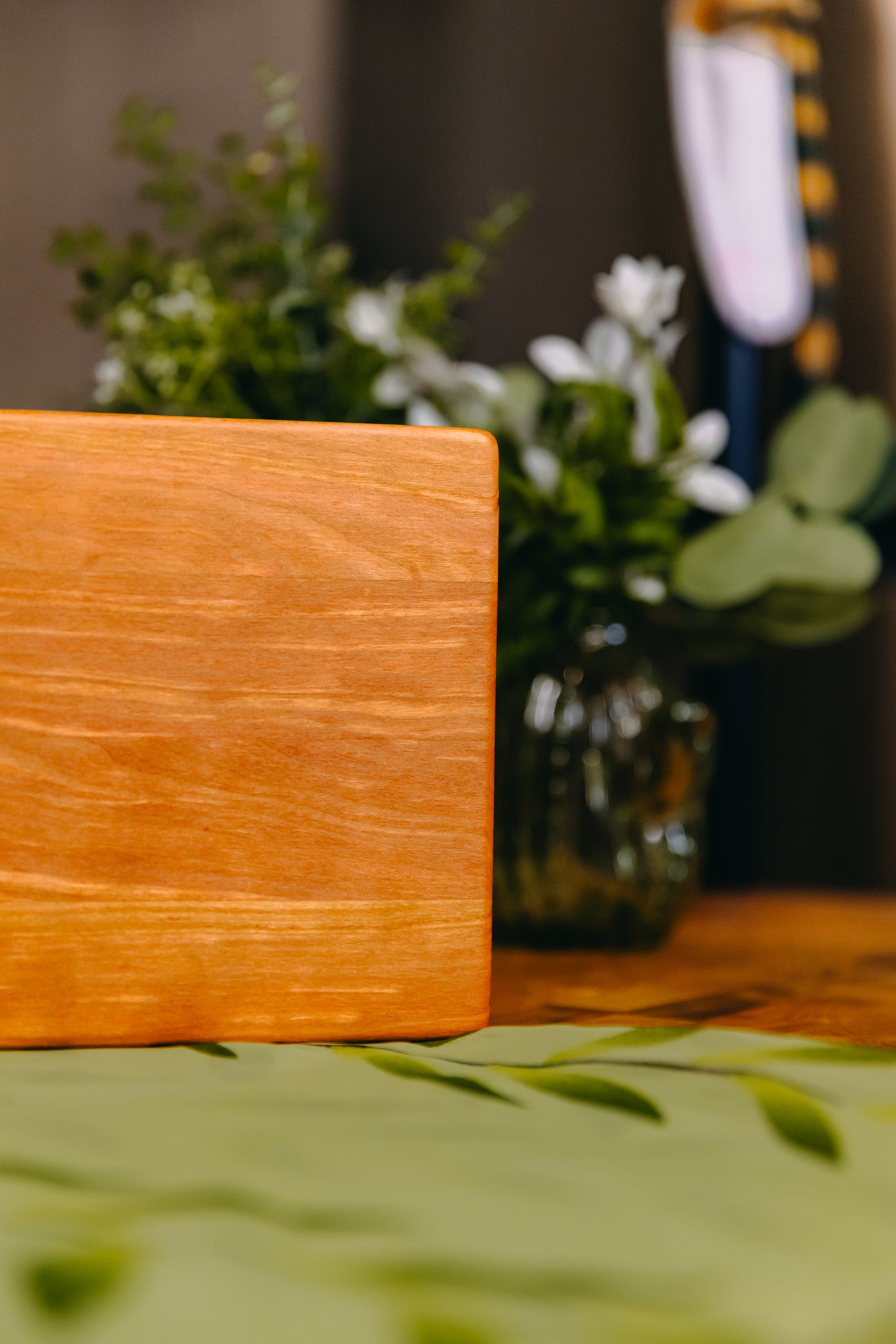 Edge Grain Cherry Serving Board