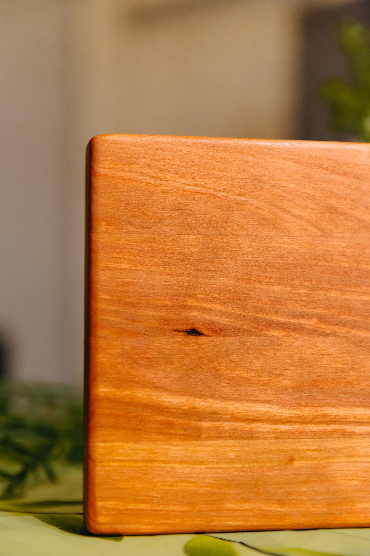 Edge Grain Cherry Serving Board