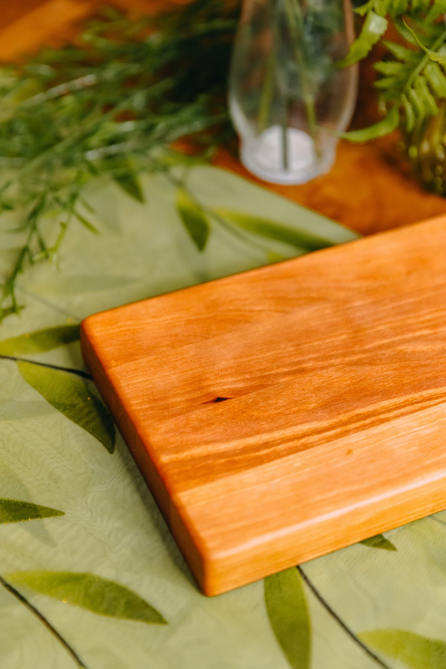 Edge Grain Cherry Serving Board