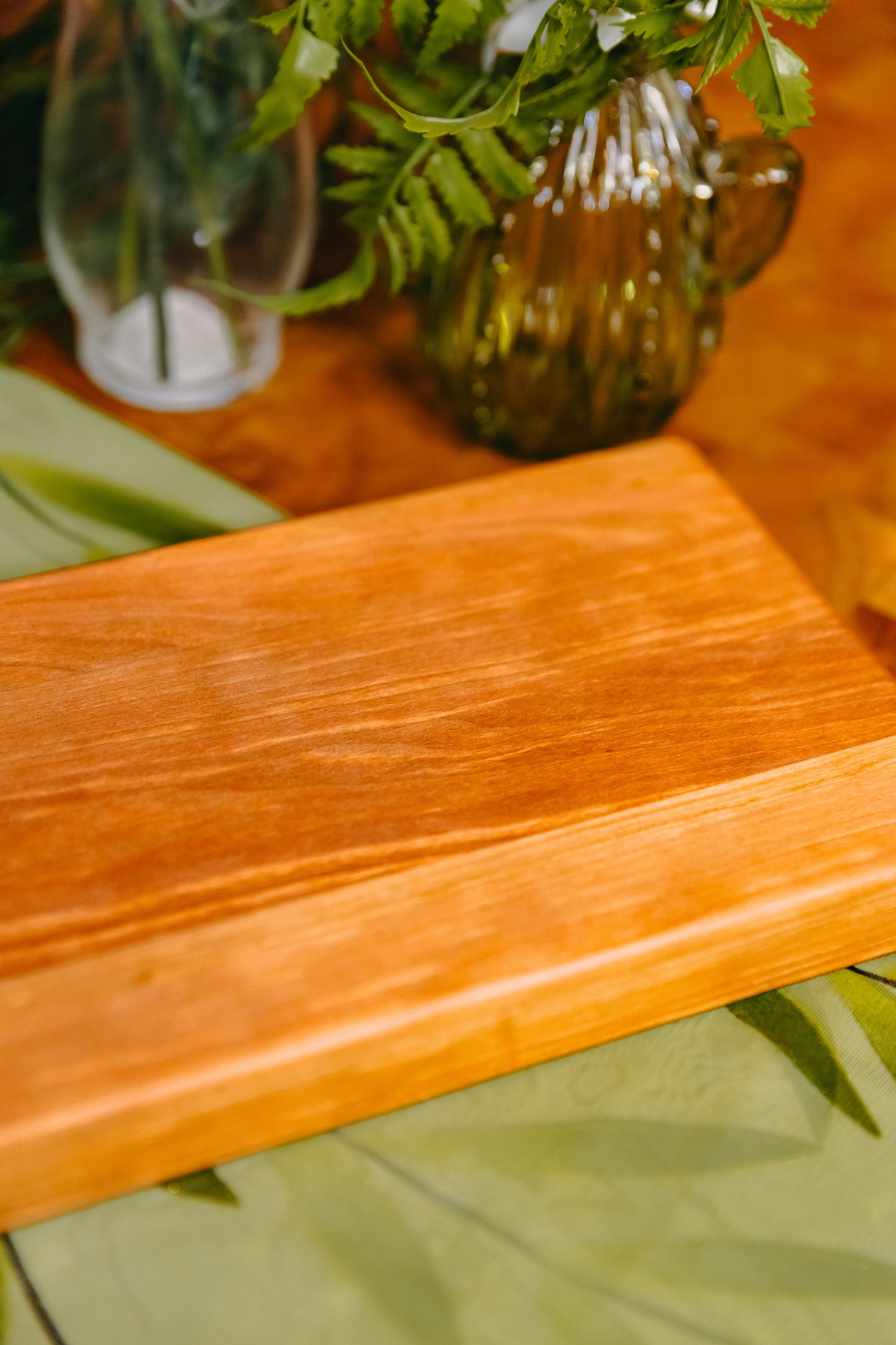 Edge Grain Cherry Serving Board