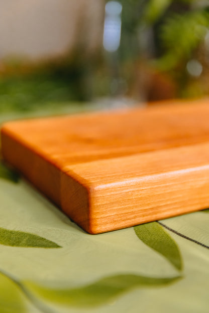 Edge Grain Cherry Serving Board