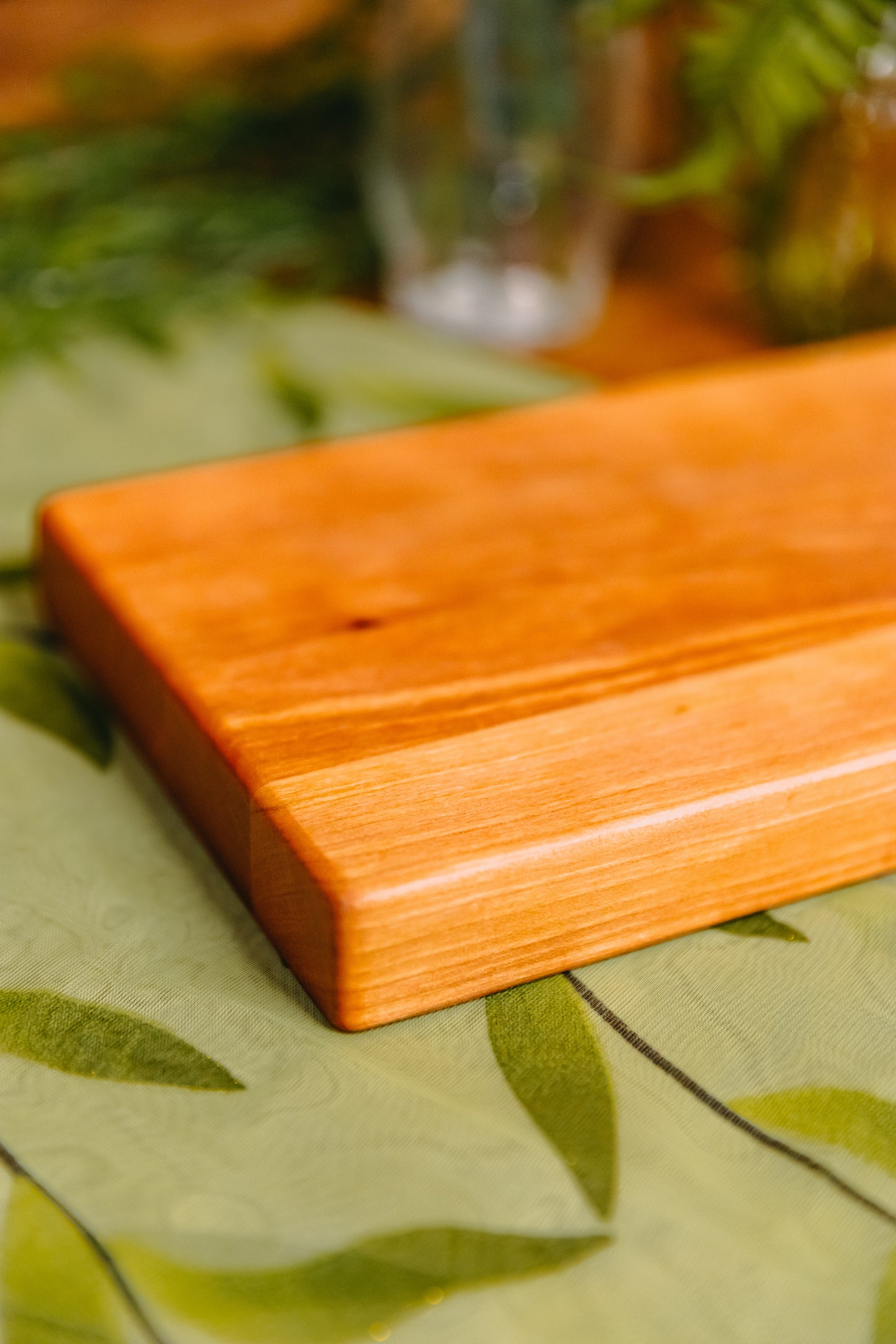 Edge Grain Cherry Serving Board