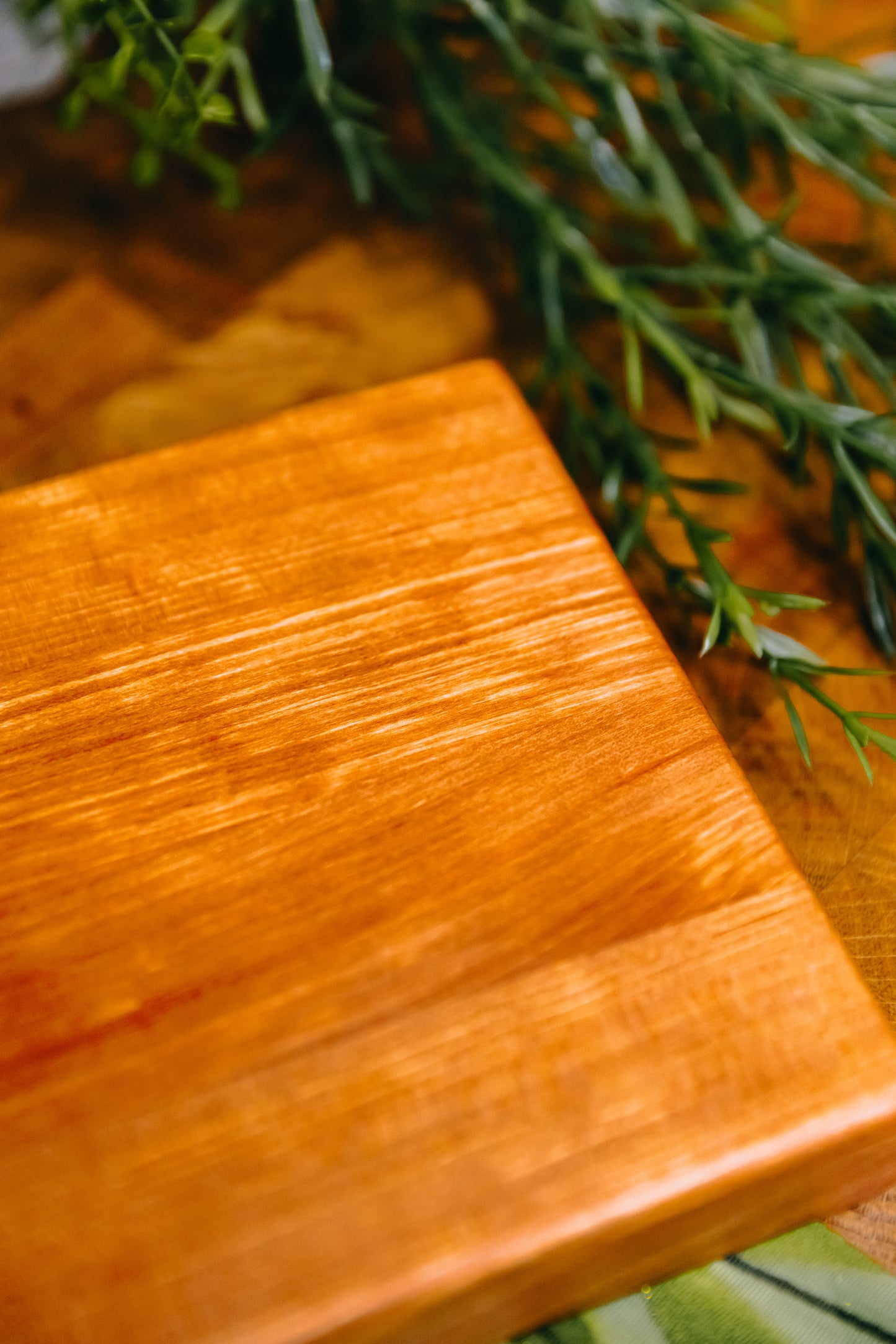 Edge Grain Cherry Serving Board