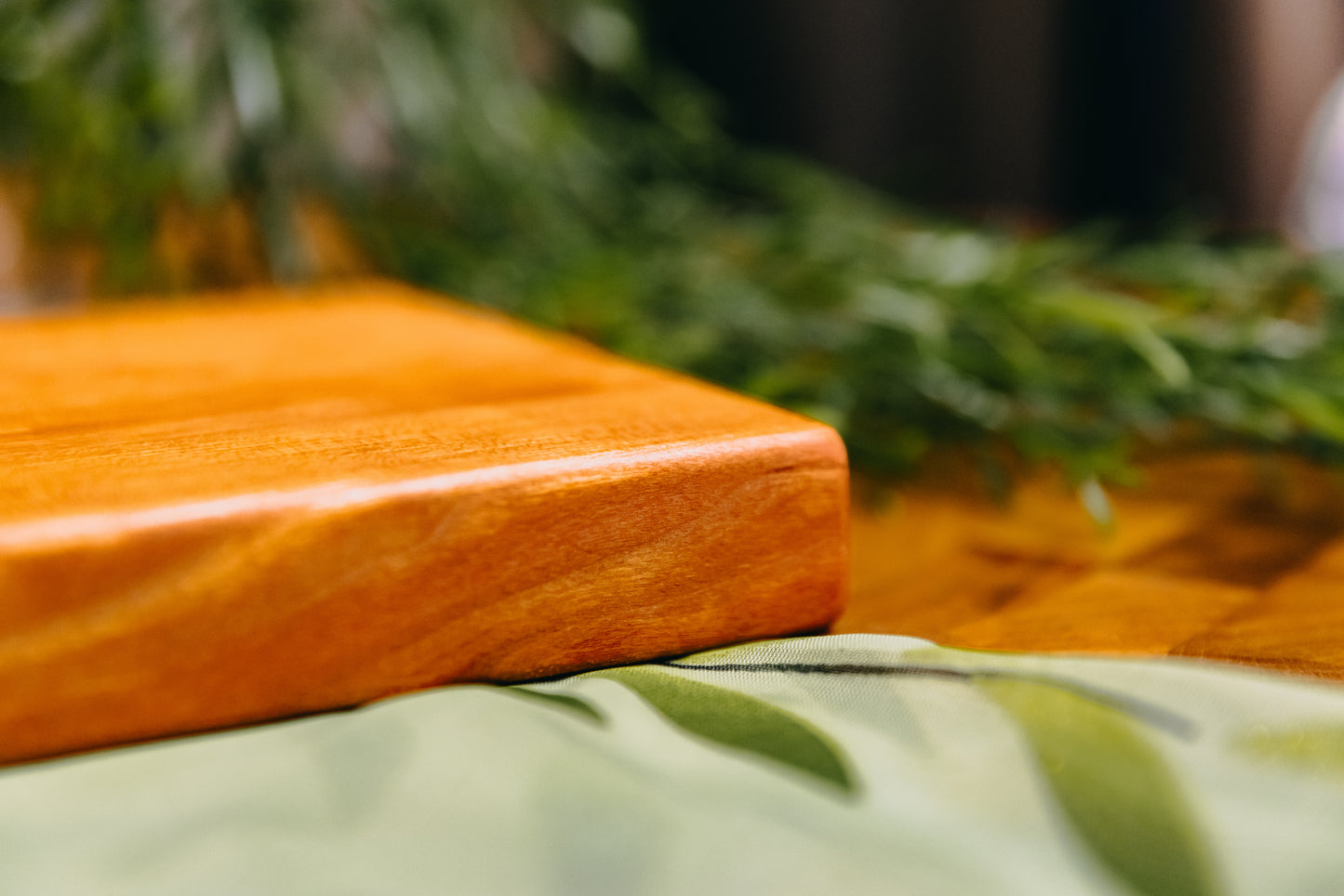 Edge Grain Cherry Serving Board (One-Off 001)