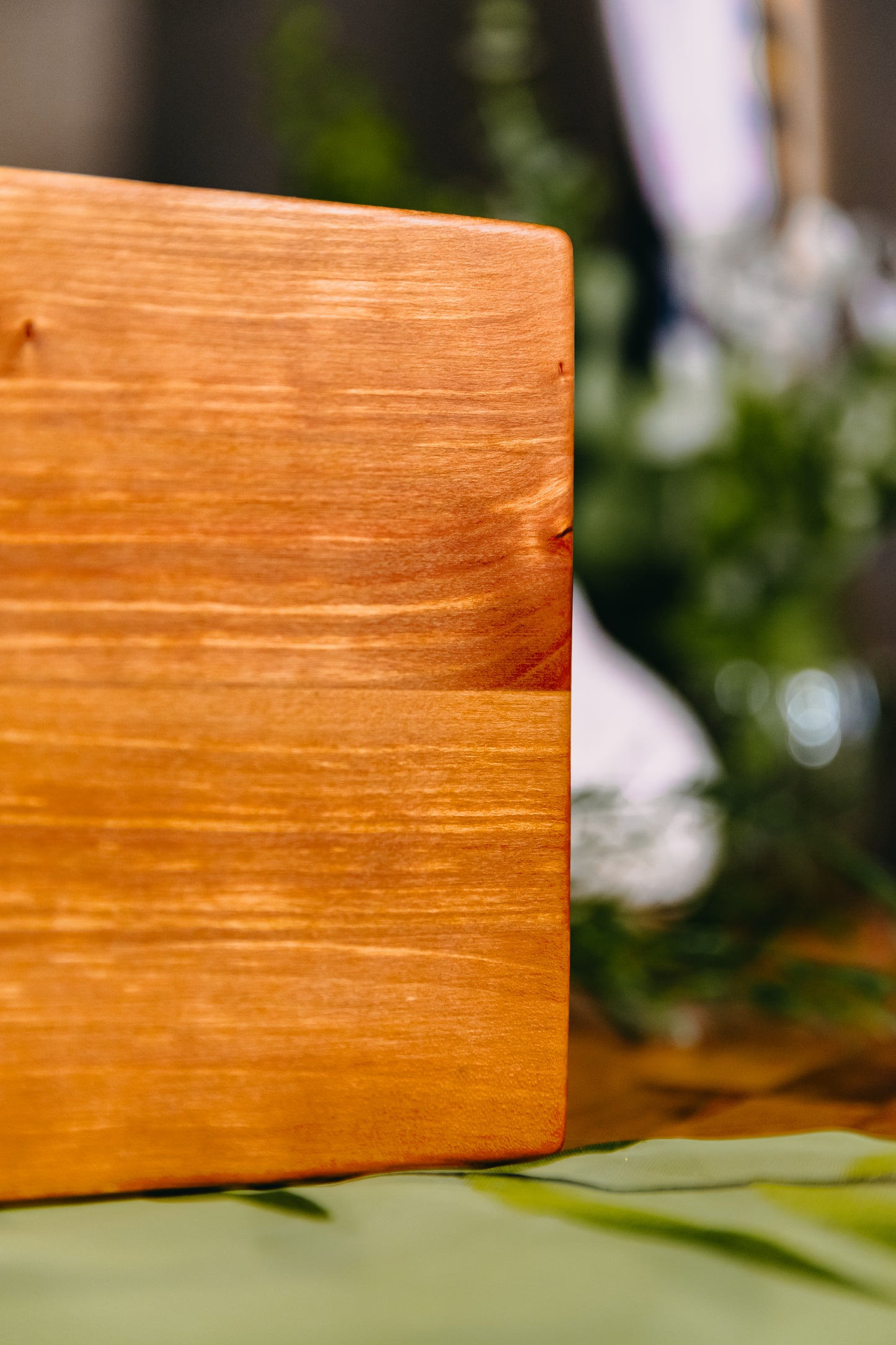 Edge Grain Cherry Serving Board