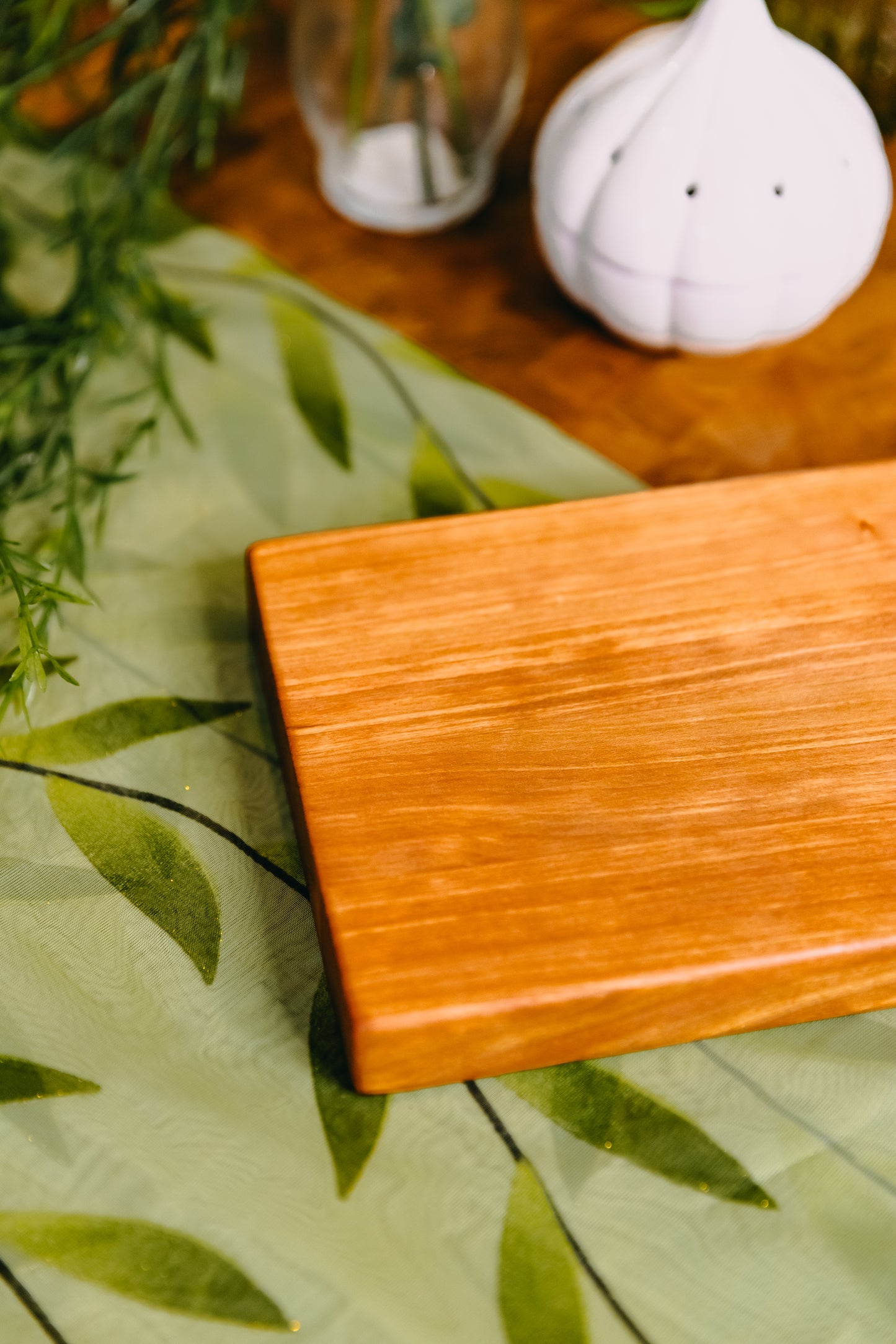 Edge Grain Cherry Serving Board