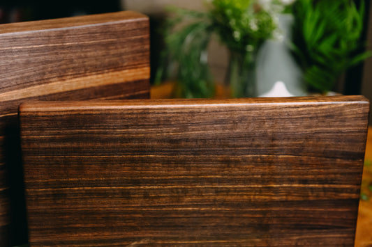 Edge Grain Black Walnut Cutting Board