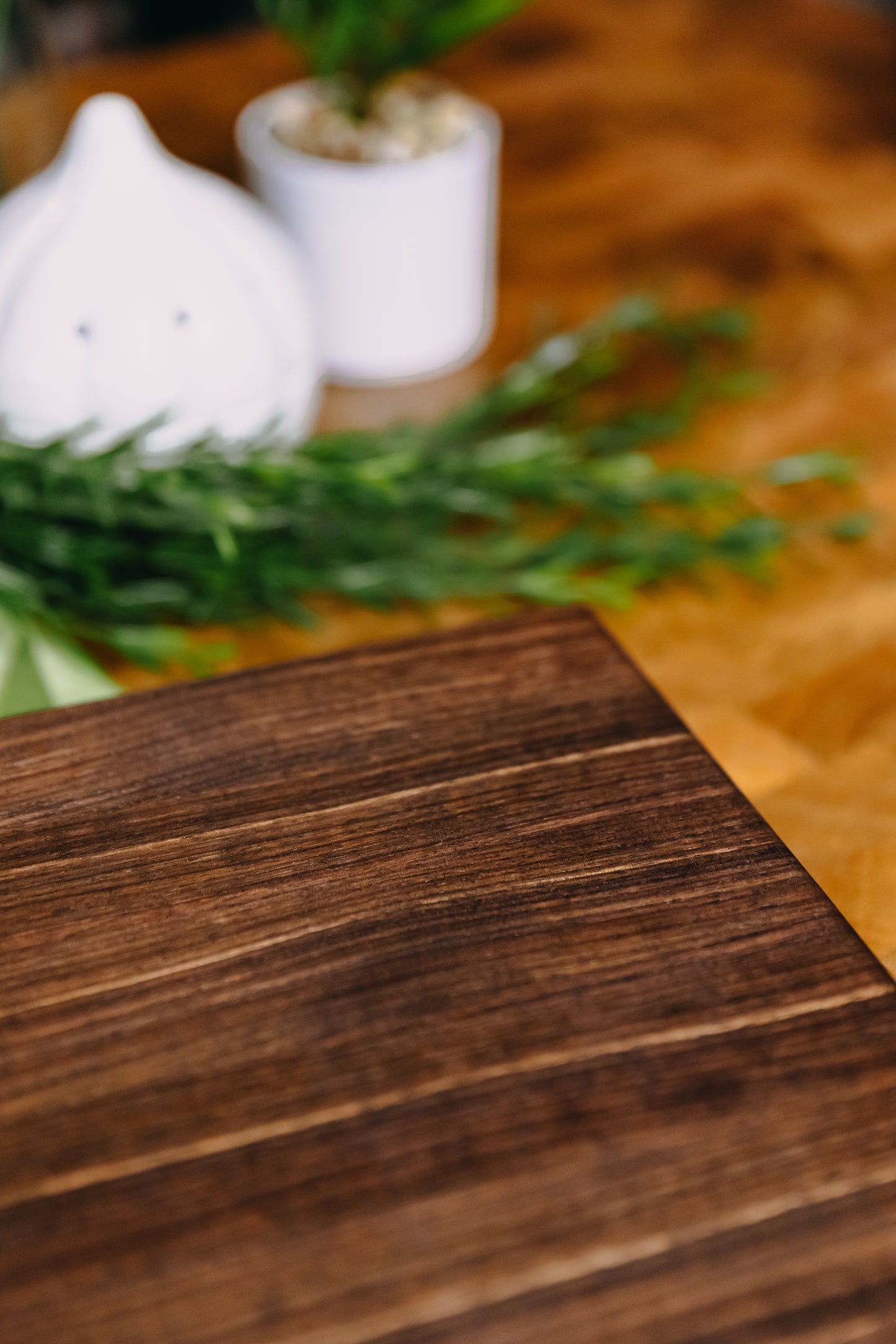 Edge Grain Black Walnut Serving Board (One-Off 001)