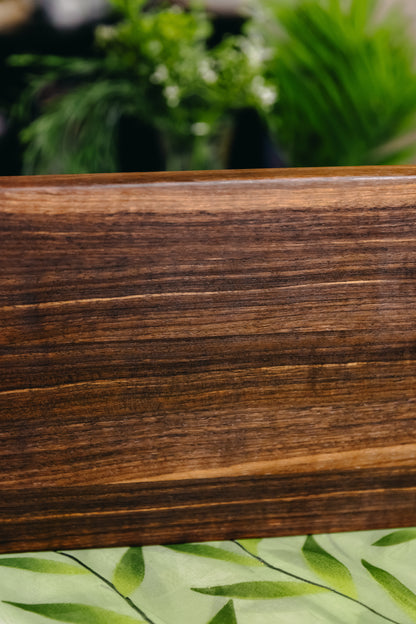 Edge Grain Black Walnut Serving Board (One-Off 001)