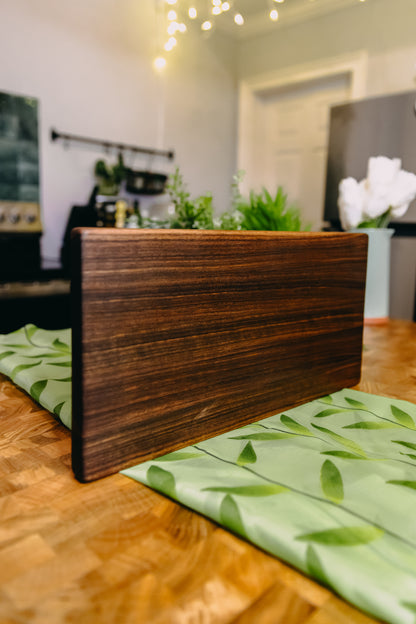 Edge Grain Black Walnut Serving Board (One-Off 001)