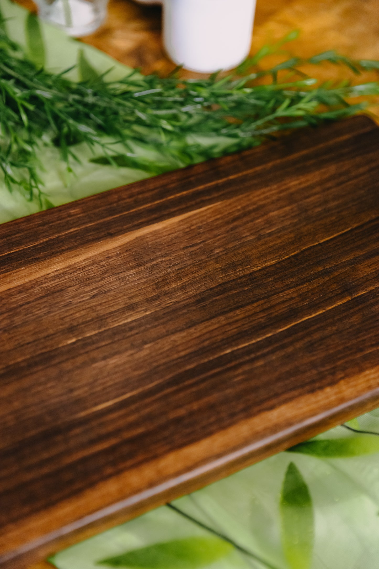 Edge Grain Black Walnut Serving Board (One-Off 001)