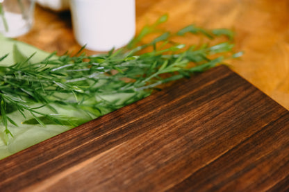 Edge Grain Black Walnut Serving Board (One-Off 001)