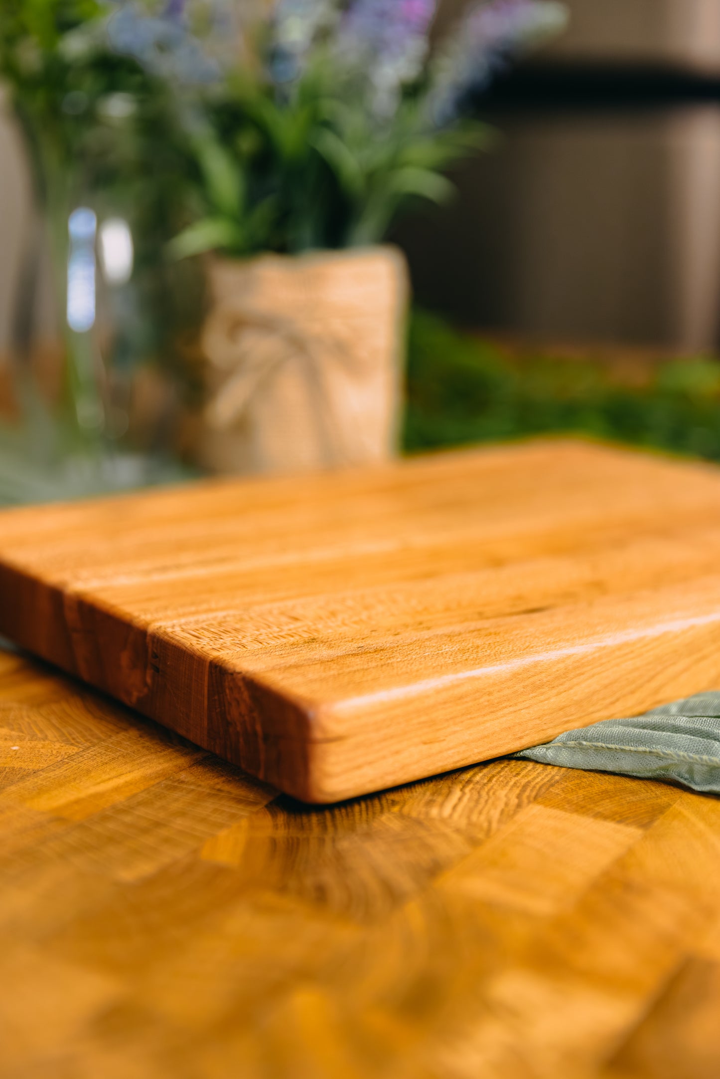 Edge Grain Hard Maple Serving Board (One-Off 001)