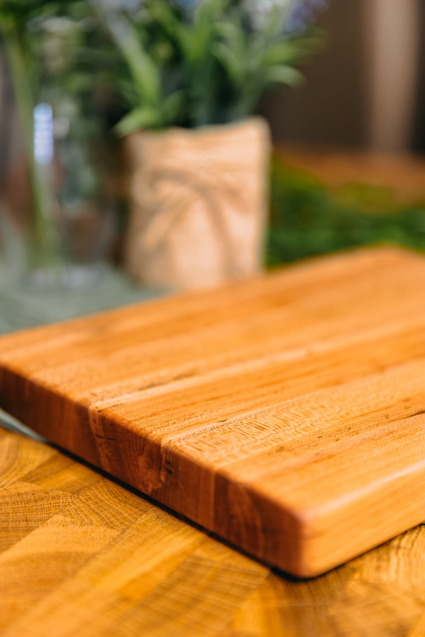 Edge Grain Hard Maple Serving Board (One-Off 001)