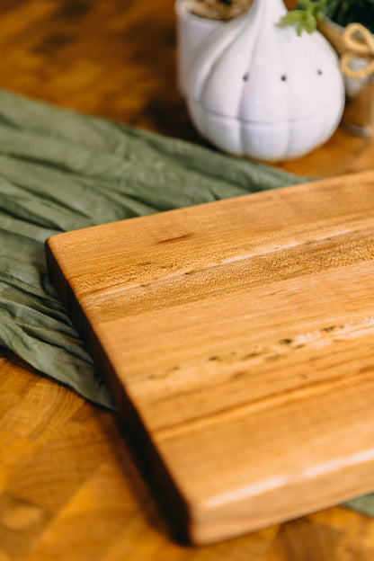 Edge Grain Hard Maple Serving Board (One-Off 003)