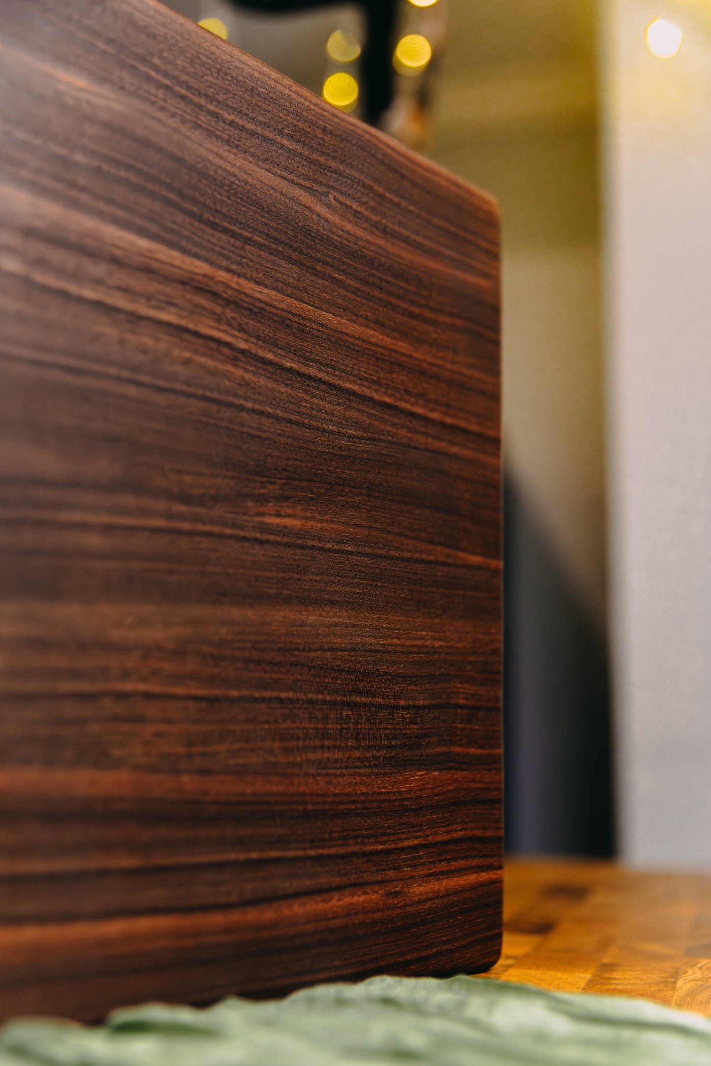 Edge Grain Black Walnut Cutting Board