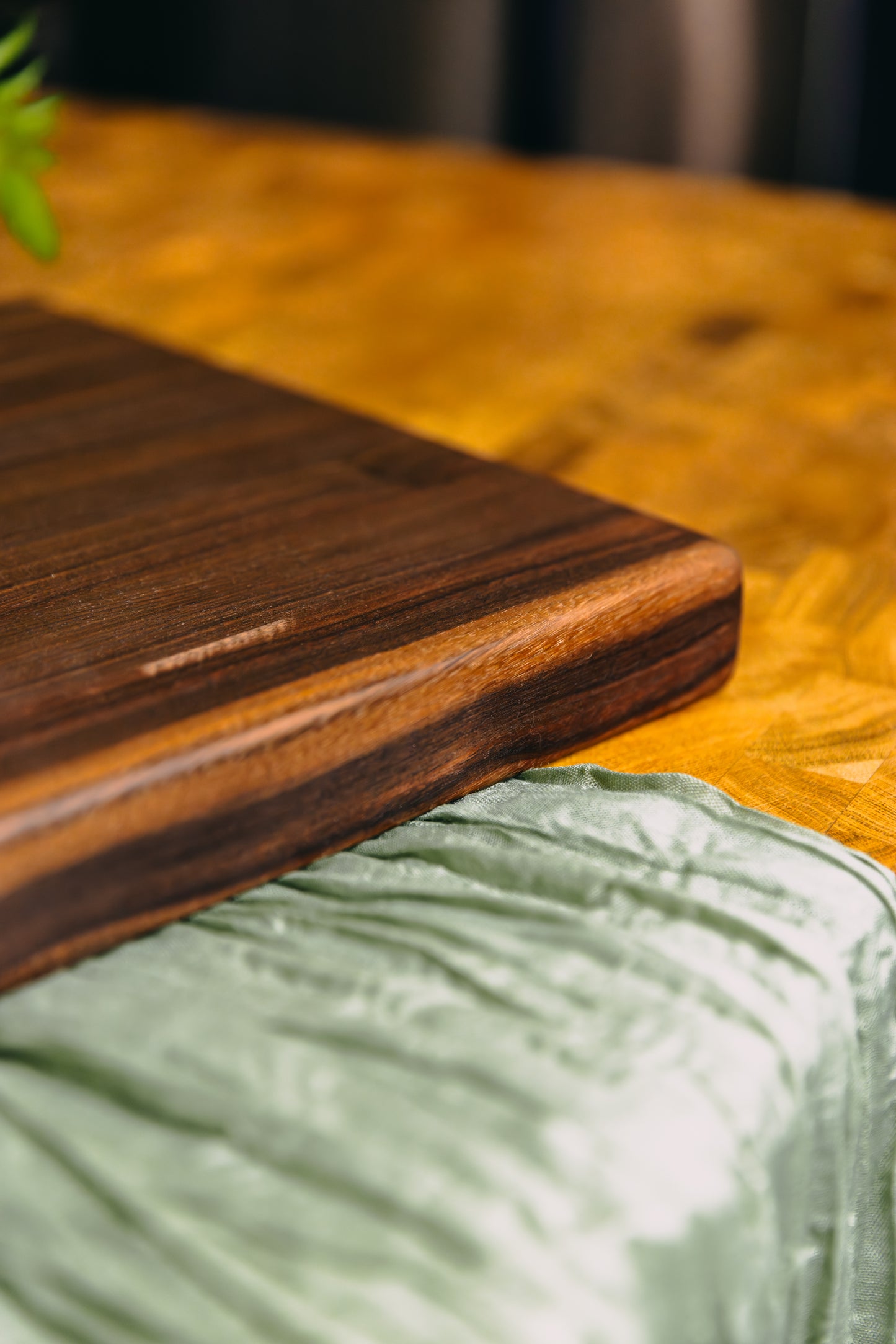 Edge Grain Black Walnut Cutting Board