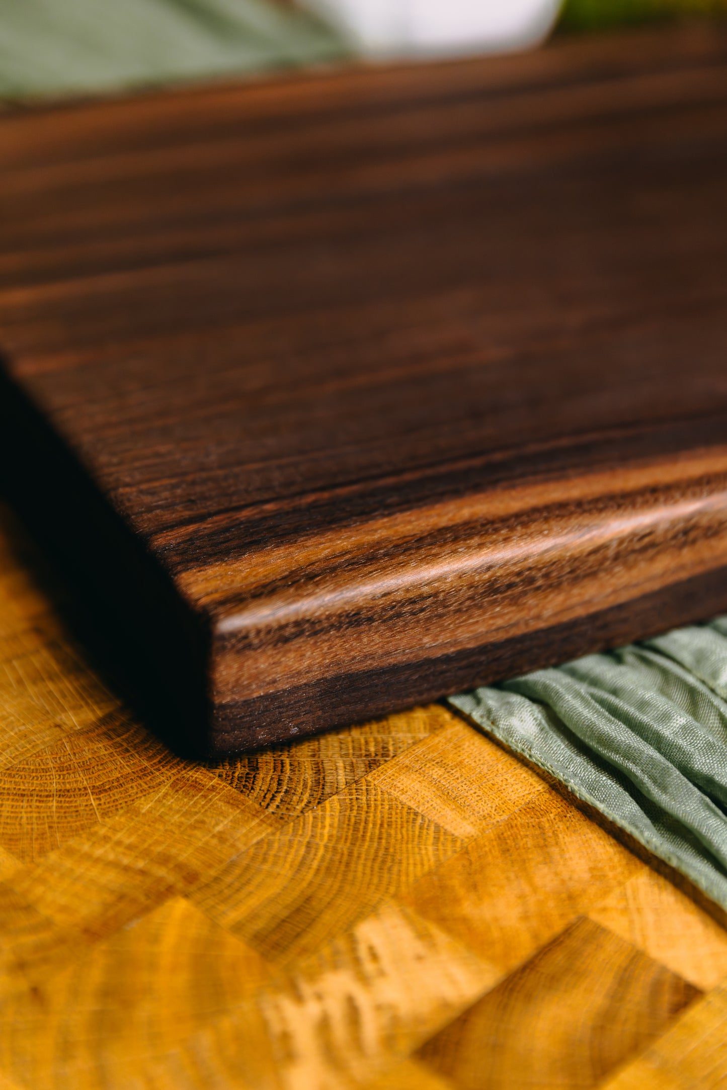 Edge Grain Black Walnut Cutting Board