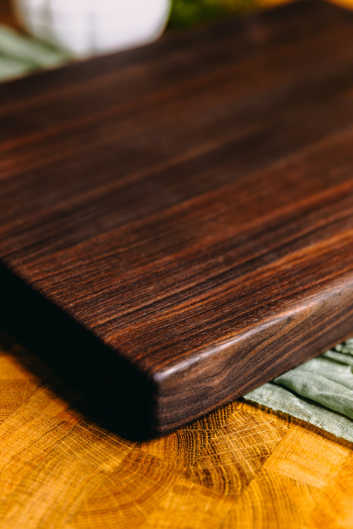 Edge Grain Black Walnut Cutting Board