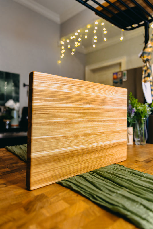 Edge Grain Ash Serving Board
