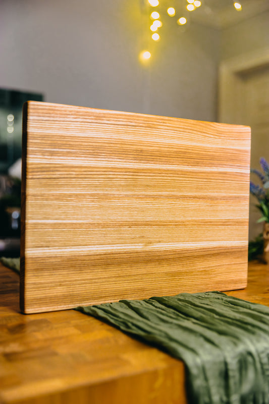 Edge Grain Ash Serving Board (One-Off 001)