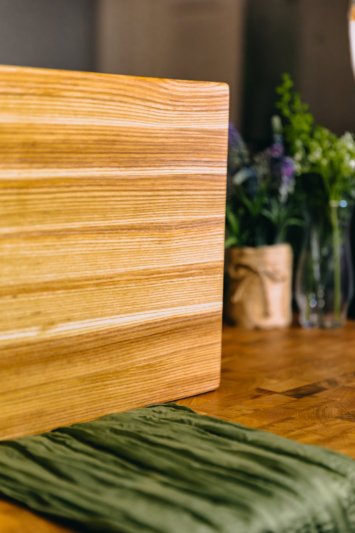 Edge Grain Ash Serving Board (One-Off 001)