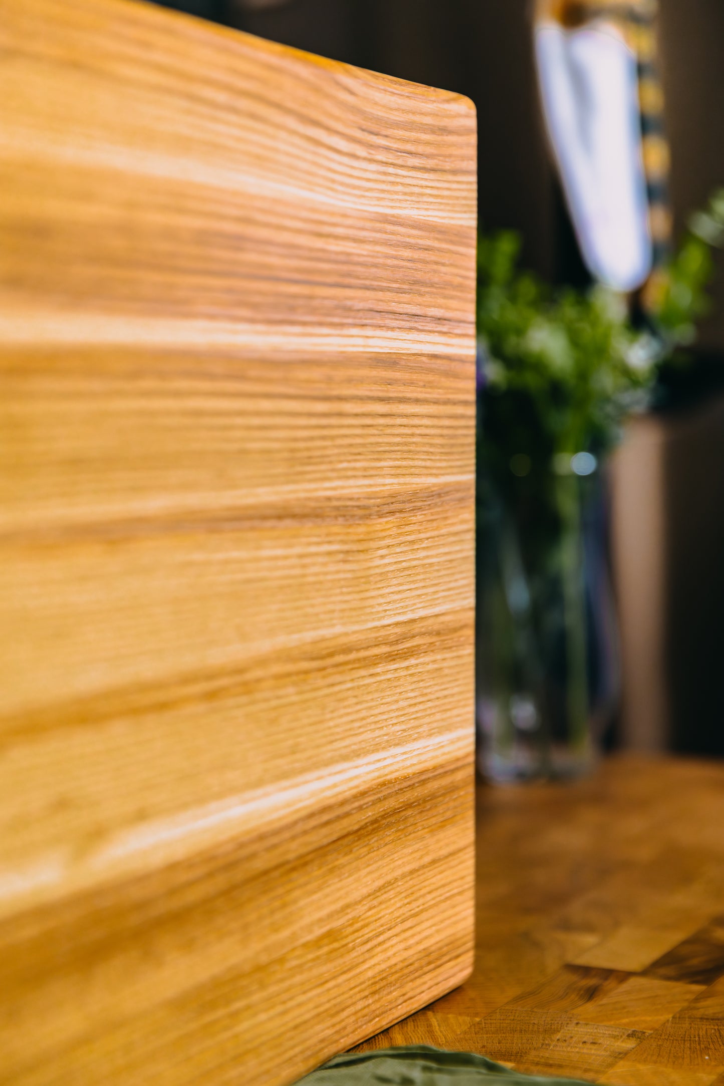 Edge Grain Ash Serving Board