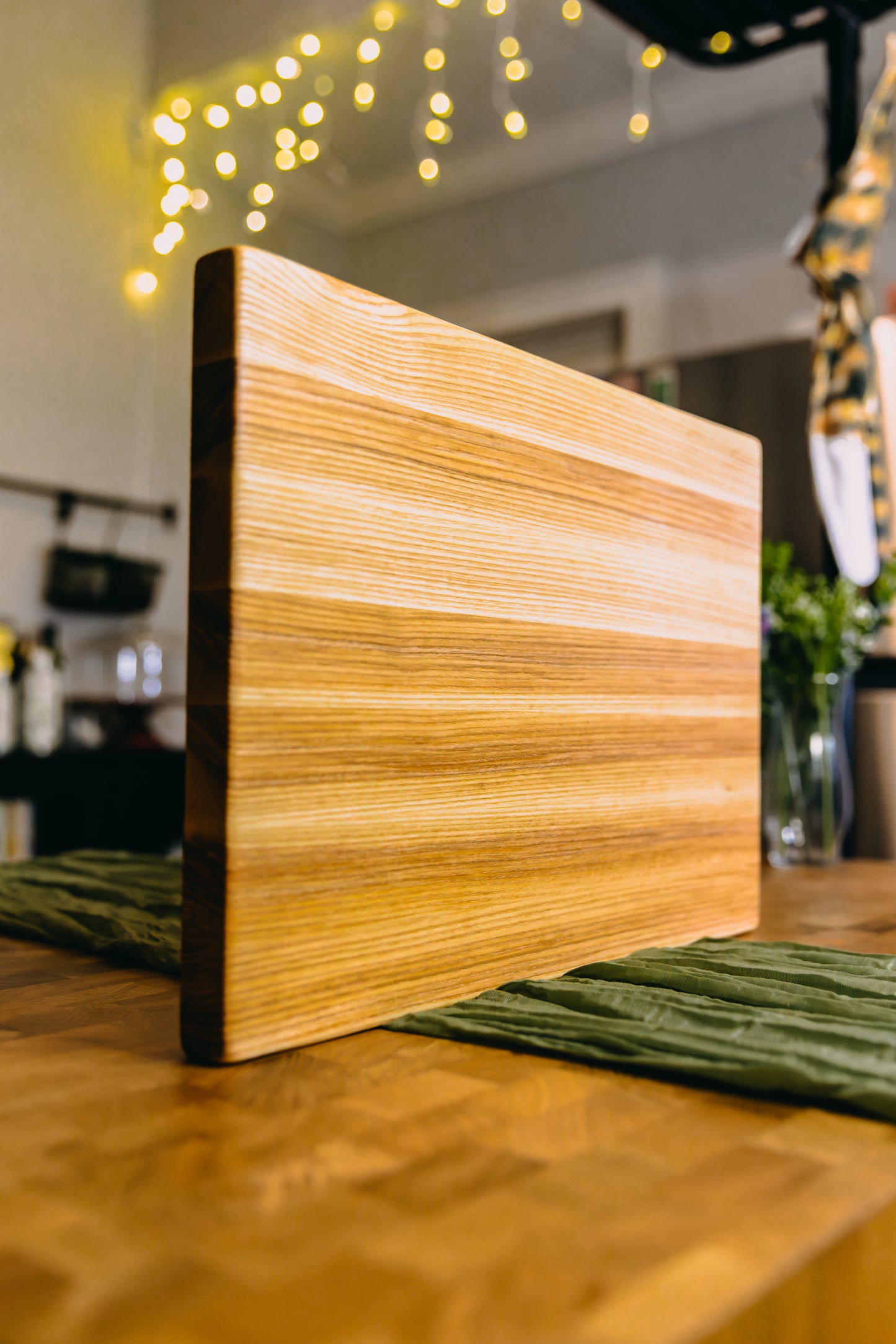 Edge Grain Ash Serving Board