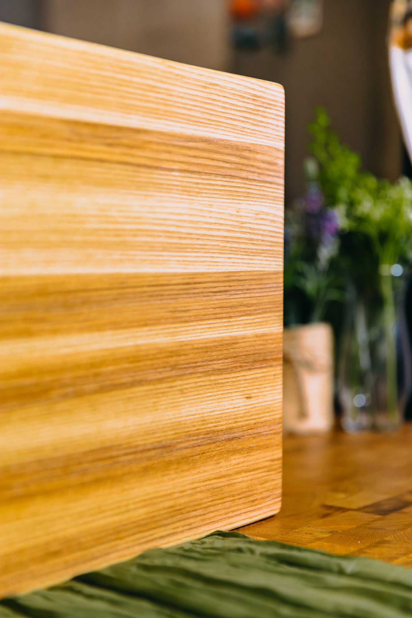 Edge Grain Ash Serving Board (One-Off 001)