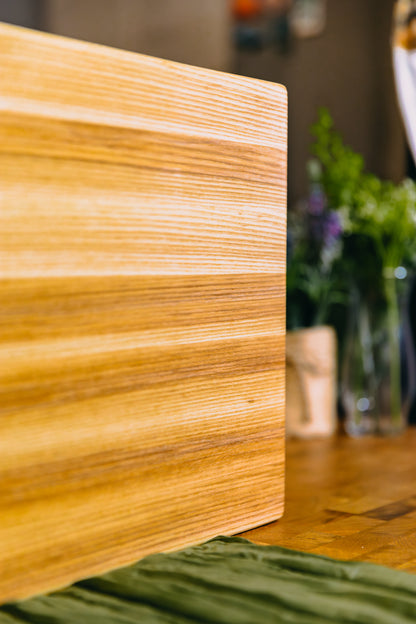 Edge Grain Ash Serving Board