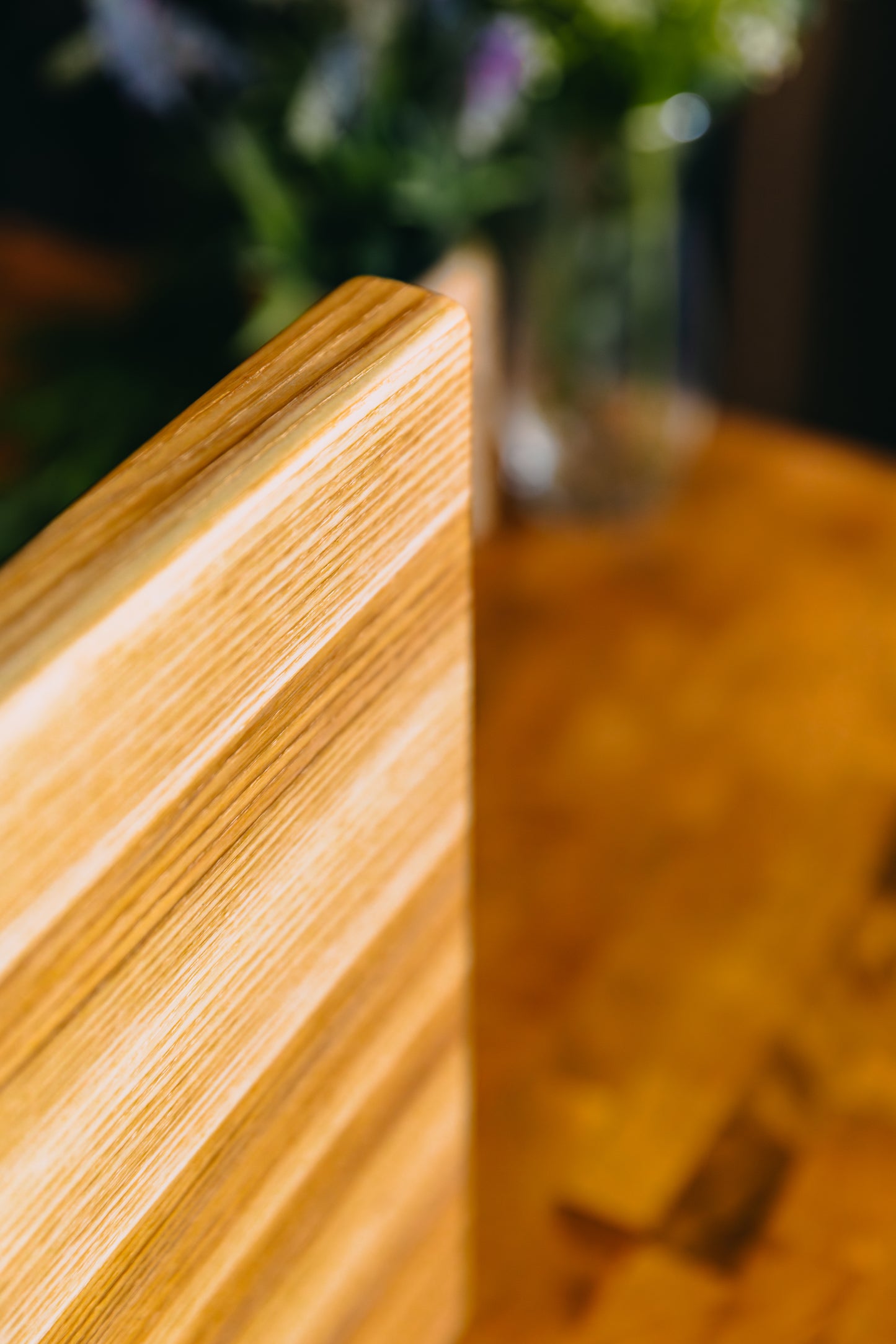 Edge Grain Ash Serving Board