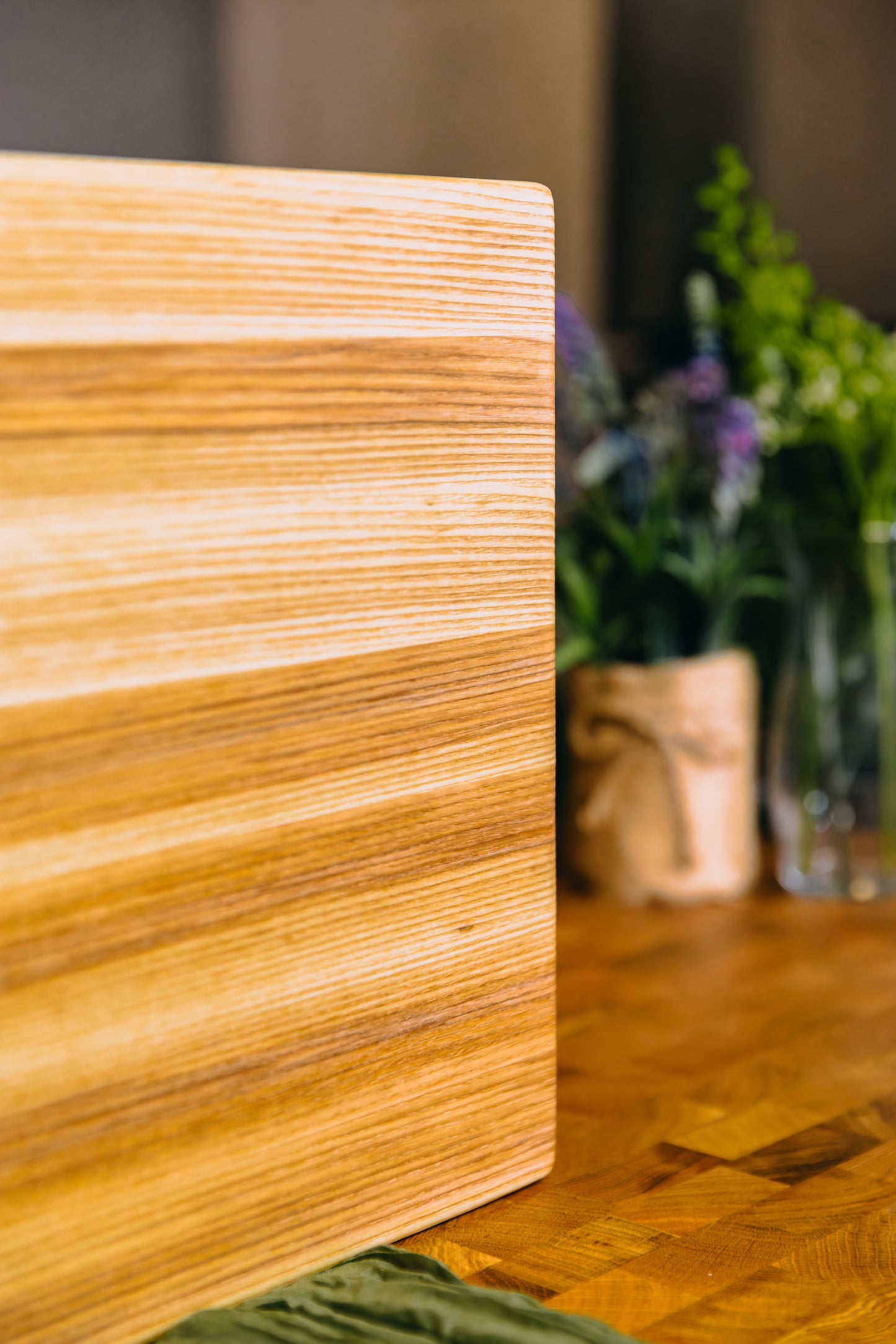 Edge Grain Ash Serving Board