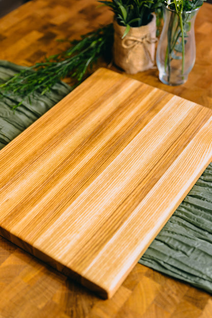 Edge Grain Ash Serving Board (One-Off 001)