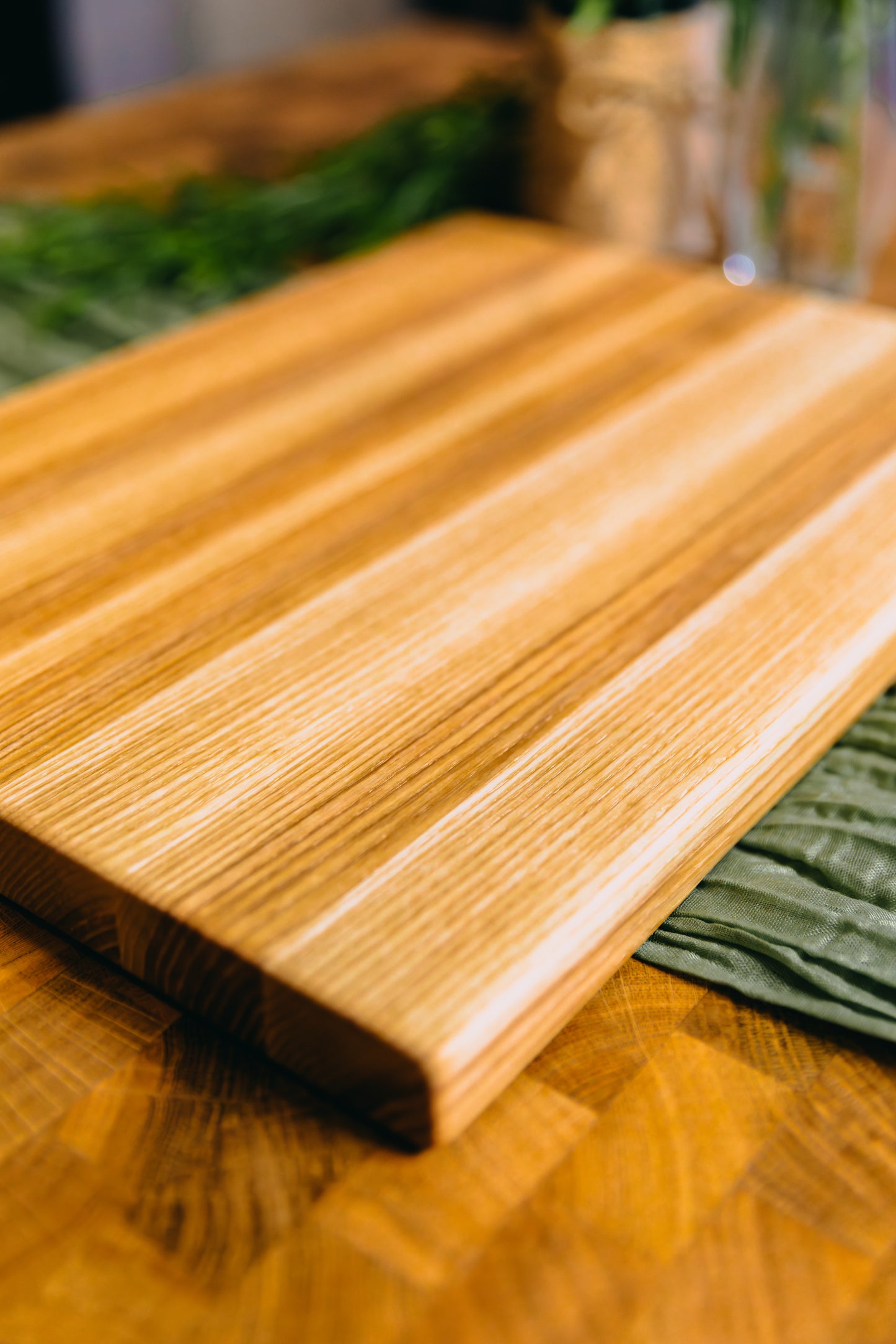 Edge Grain Ash Serving Board (One-Off 001)