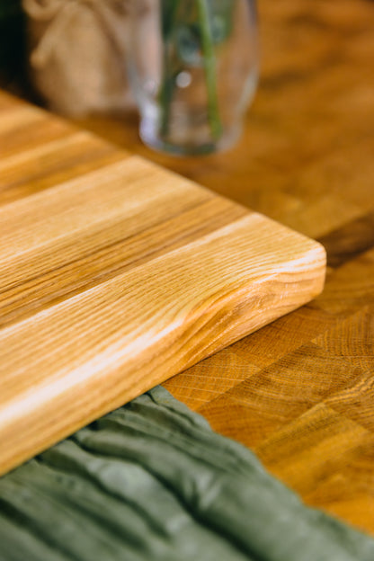 Edge Grain Ash Serving Board