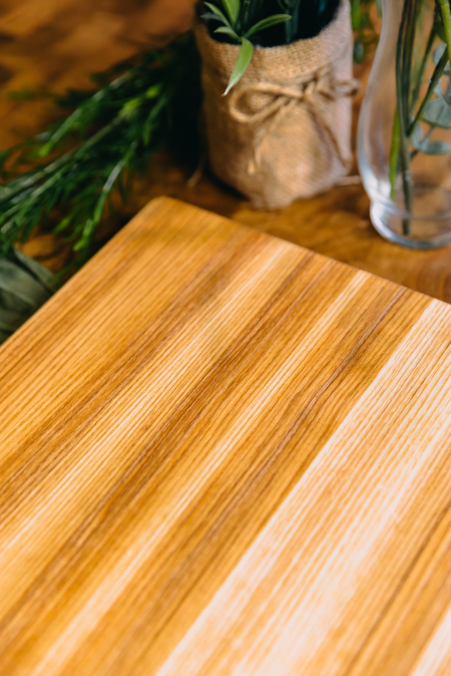 Edge Grain Ash Serving Board (One-Off 001)