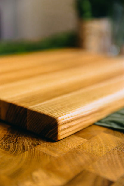 Edge Grain Ash Serving Board (One-Off 001)
