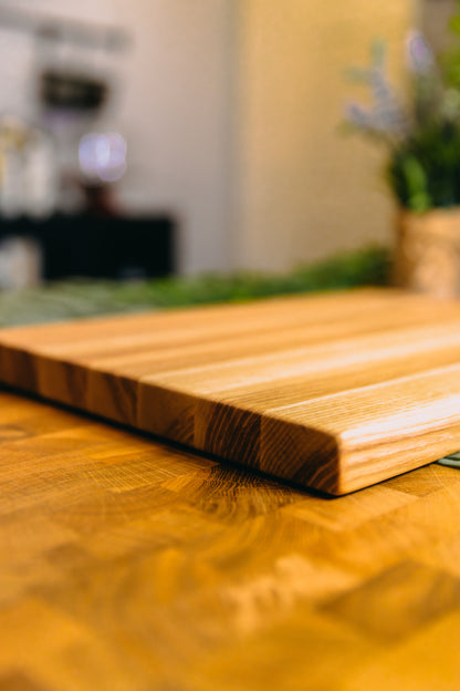 Edge Grain Ash Serving Board (One-Off 001)