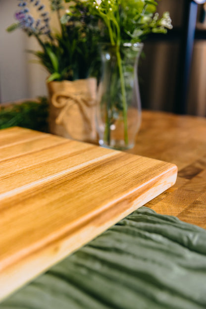 Edge Grain Ash Serving Board (One-Off 001)